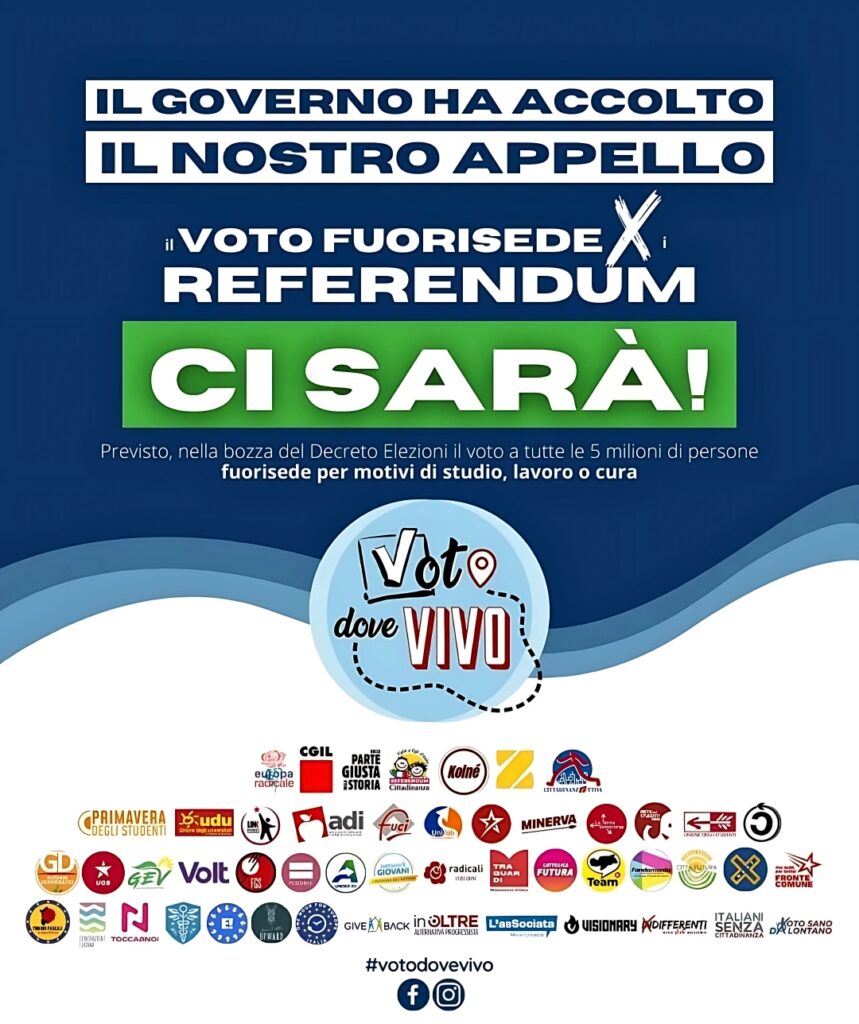 Locandina con elenco delle Associazioni aderenti